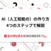 AI（人工知能の）の作り方を4つのステップで初心者向けに解説 | 侍エンジニアブログ